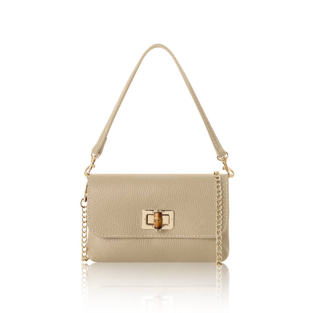 Italian Genuine Leather Shoulder + Crossbody Bag